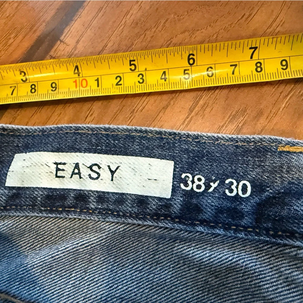 Gap Jeans men’s 38x30 blue Relaxed Straight Ringspun baggy cotton Y2K 1969 Vtg